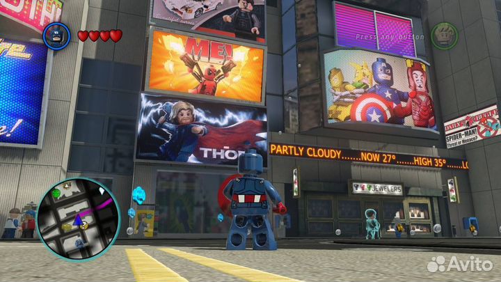 Lego Marvel Super Heroes PS3, английская версия