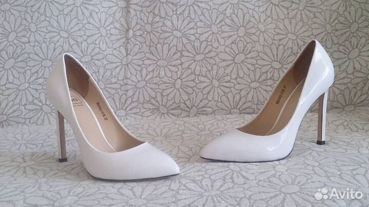 Туфли белые, выпускные, свадебные