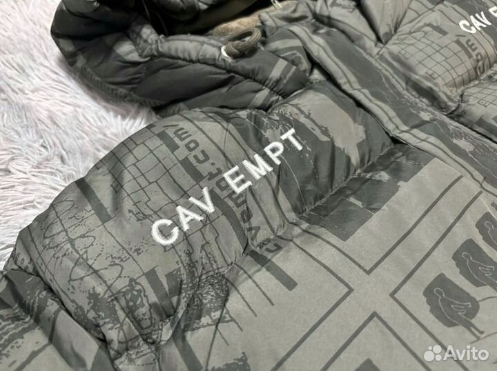 Пуховик Cav Empt тёмно-зеленый