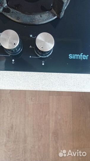 Газовая варочная панель 2 конфорки Simfer