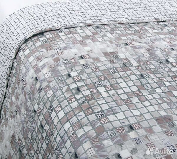 Двухстороннее стеганое хлопковое покрывало, 2х-сп