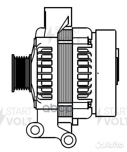 LG 1070 Генератор Ford Focus II (05) /Volvo S40