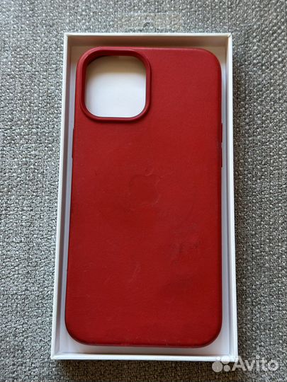 Чехол Apple MagSafe для iPhone 12 Pro Max, кожа