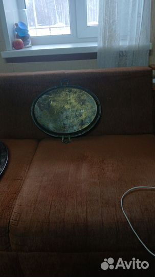 Поднос под самовар латунь