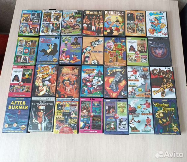 Картридж на sega 16-bit