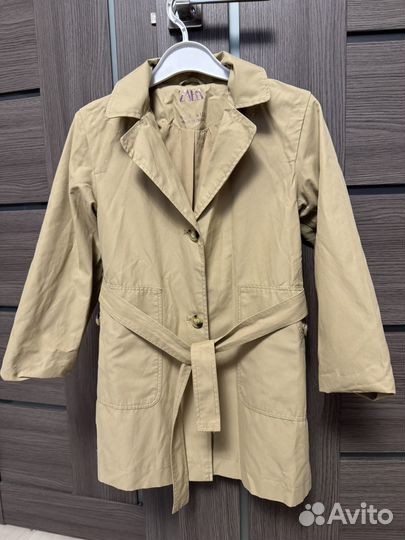 Тренч для девочки zara 122