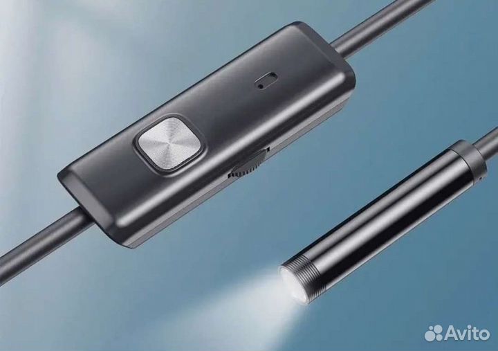 Эндоскоп 7мм для смартфона и компьютера 1м