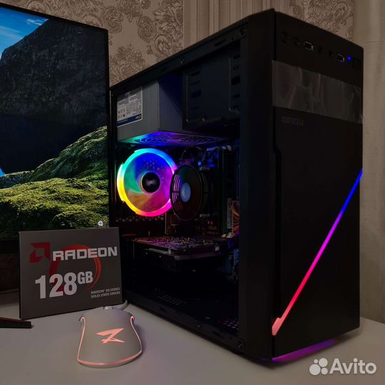 Новый Игровой Компьютер Core i3/RX 560/8GB озу