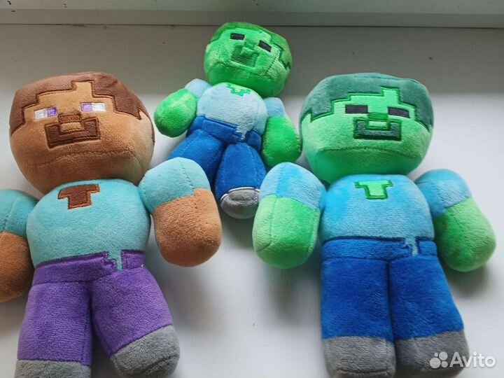 Плюшевые игрушки Minecraft