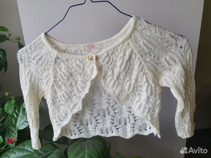 Кружевное болеро для девочки