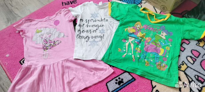 Вещи пакетом на девочку 98