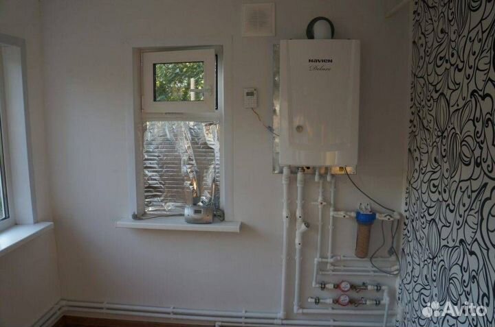 Установка газовых котлов, колонок. Отопление