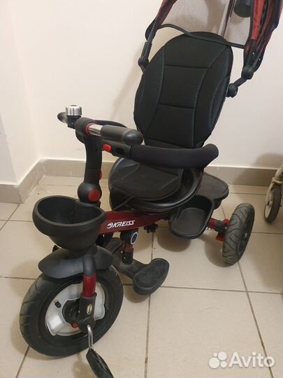 Велосипед с родительской ручкой