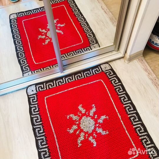 Коврик интерьерный в греческом стиле