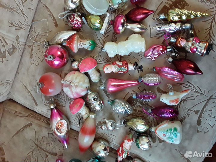 Елочные игрушки СССР одним лотом