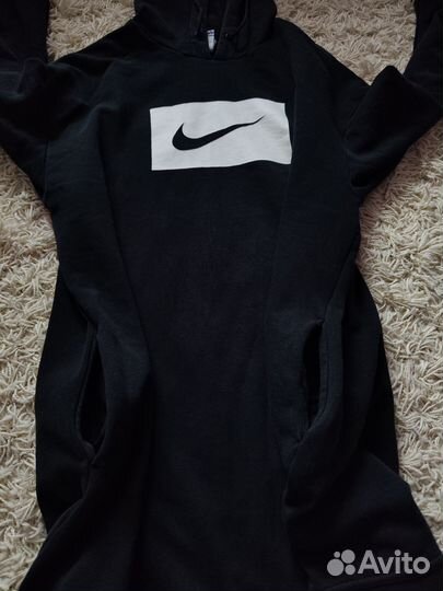 Худи платье Nike W NSW swoosh hoodie Оригинал