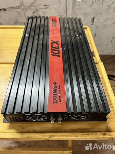 Усилитель kicx, 4 канальный