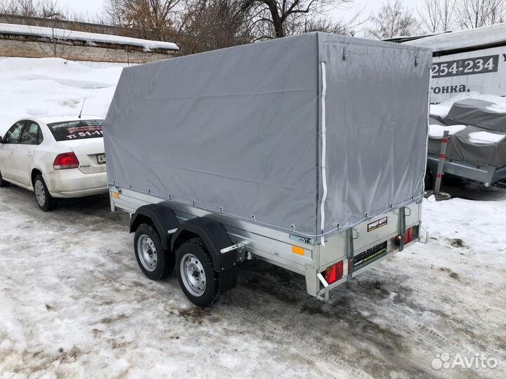 Прицеп сст-7132-11 3,4х1,45 2-х осный,оцинк. Новый