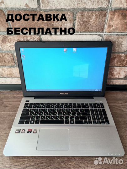 Asus X555D 4ядра 15.6 озу 8гб видео 2гб ssd 256гб