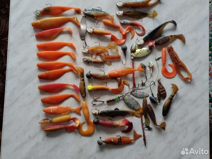 Крючки тройники, качество СССР, леска рыболовная