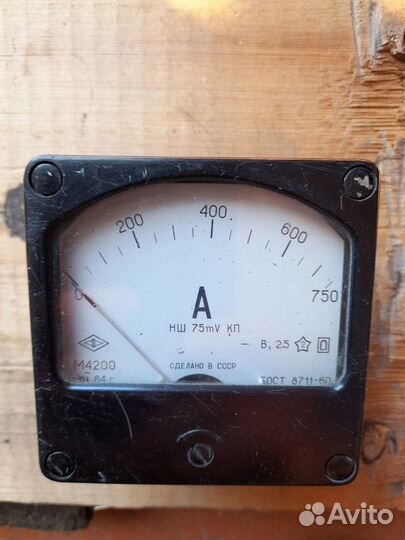Приборы Амперметр и вольметр и выключатели СССР