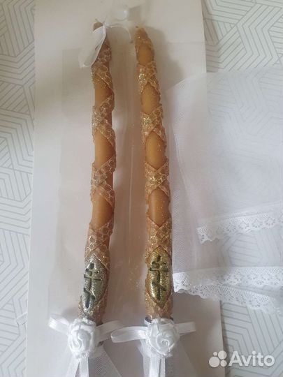 Свечи монастырские, венчальные, освященные