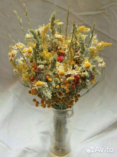 Букеты из сухих цветов в ассортименте