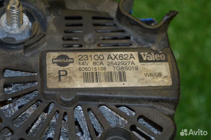 Генератор Nissan Micra 1.2 2005