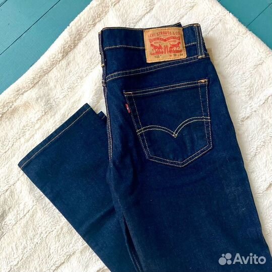 Джинсы Levis 501 Индиго на Болтах