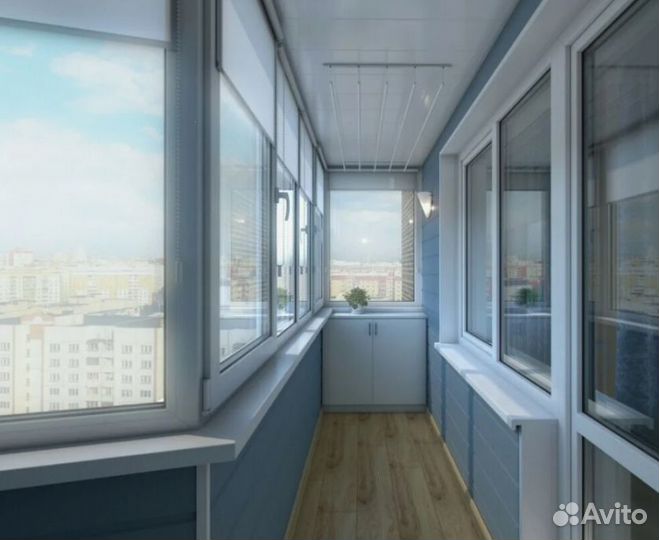 Остекление балконов и лоджий под ключ