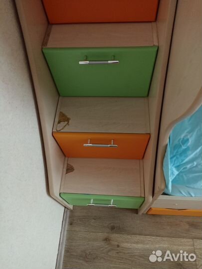 Двухъярусная кровать бу все дефекты на фото