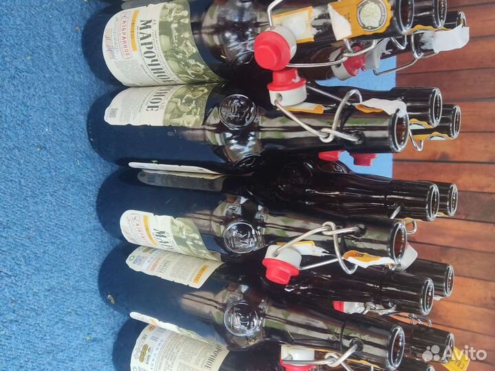 Бутылки бугельные