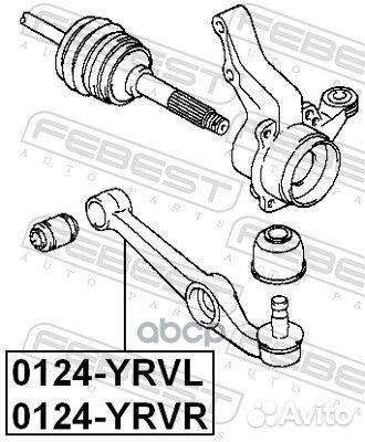 Рычаг левый toyota duet, daihatsu storia, YRV