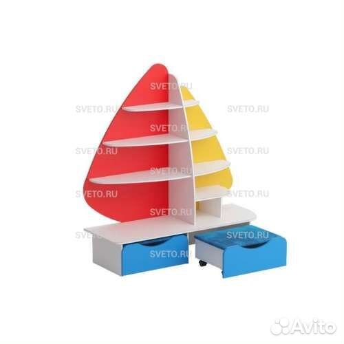 Стеллаж детский яхта