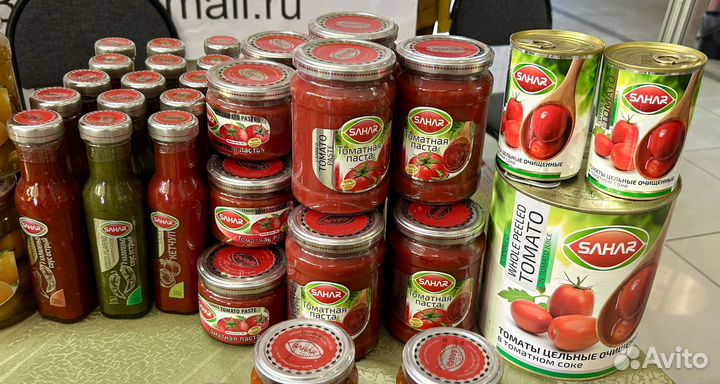 Консервы, фрукты, овощи sahar