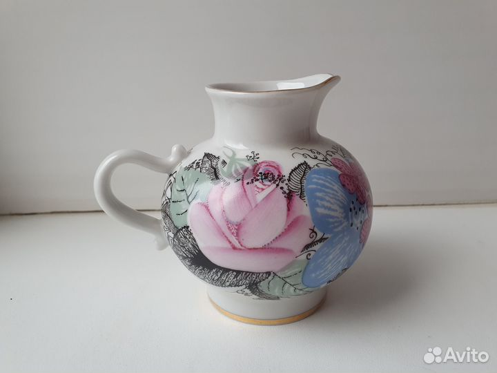 Сливочник Май пары вазы кобальт лфз