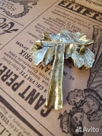 Брошь Пальма в стиле Heidi Daus