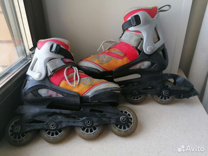 Роликовые коньки детские раздвижные