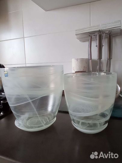 Горшок стеклянный