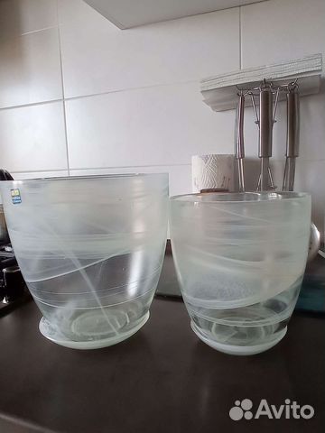 Горшок стеклянный