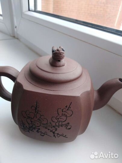 Заварочный чайник глиняный ручная работа