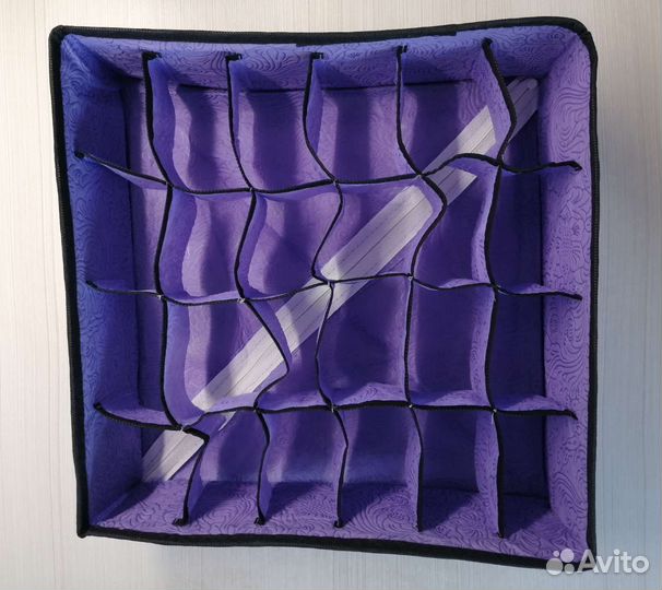 Коробка складная для хранения 24 секции высота 9см