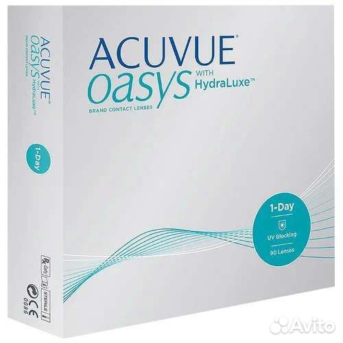 Линзы Acuvue oasys 1 Day with hydraluxe - 2.5