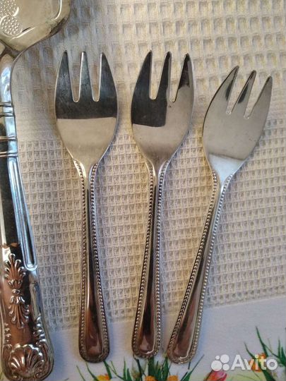 Набор столовых приборов мельхиор Англия