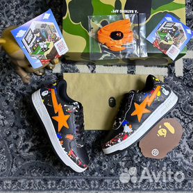 A Bathing Ape Bape Sta Paint Splatter Black