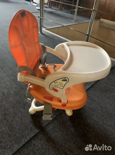 Детский стульчик для кормления складной и переносн