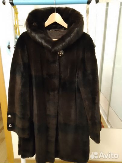 Шуба из стриженого бобра 54