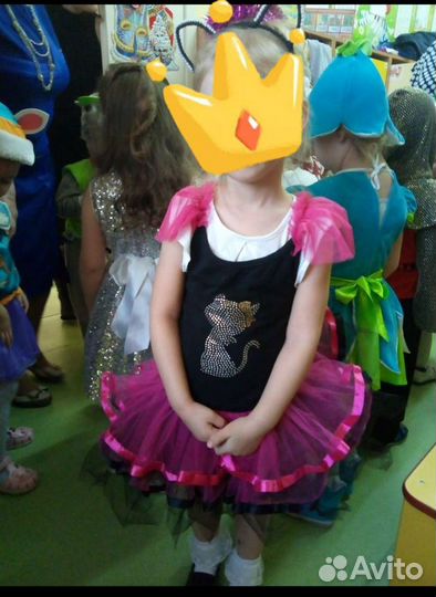 Новогодний костюм кошки