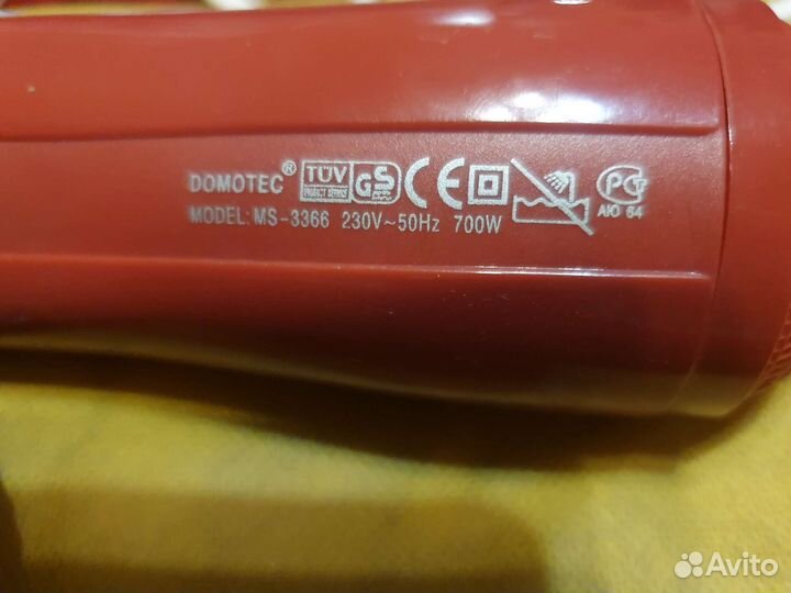 Фен для волос Domotec Germany