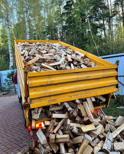 Дрова березовые колотые